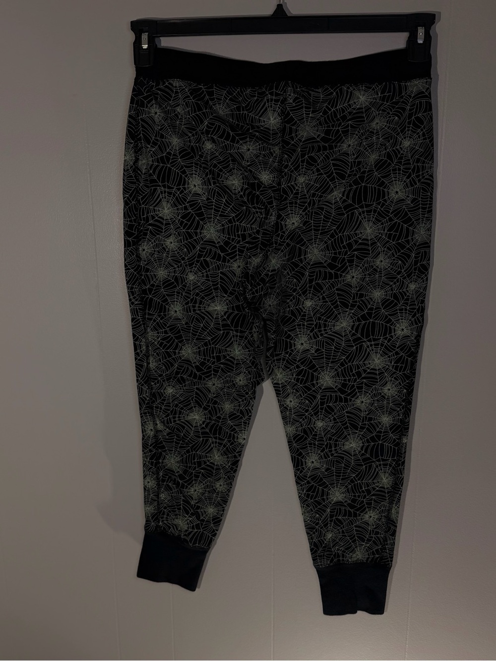 torrid Black Spiderweb Pattern Jogger Pajama Pants